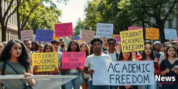 Demonstrations defending academic freedom: a vital issue