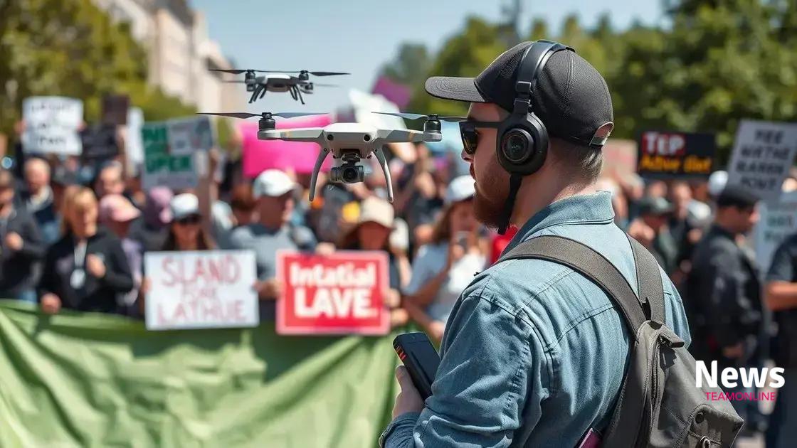 How to use drones legally in demonstrations