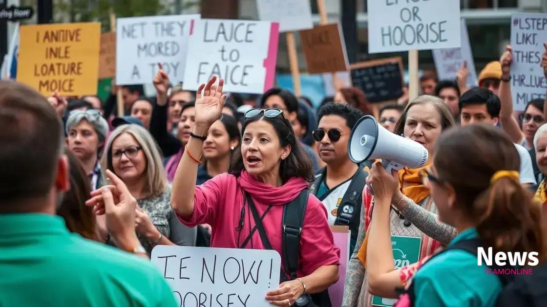 How to communicate effectively during a protest