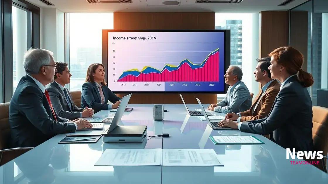 Benefits of income smoothing policies