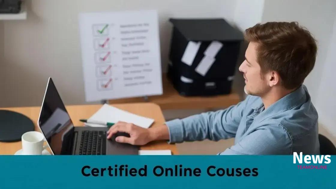 How to choose certified online courses