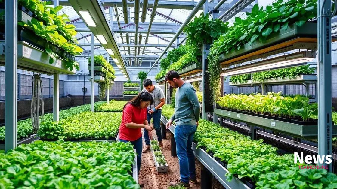 The role of technology in urban food production