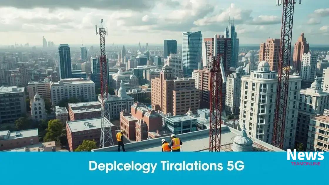 Challenges in deploying 5G infrastructure