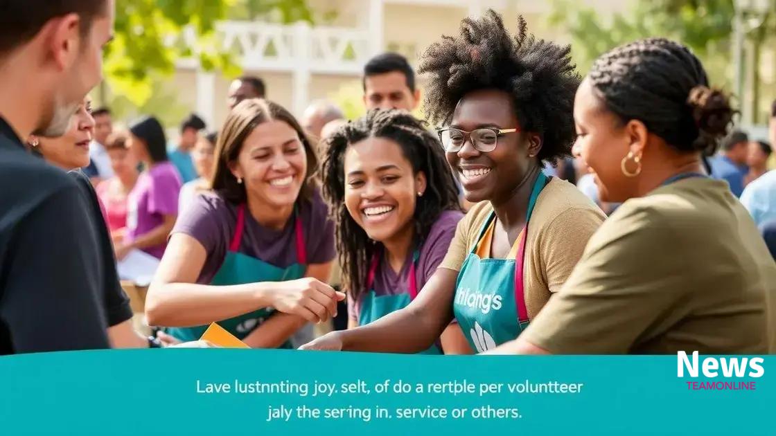 Benefits of earning community service credits