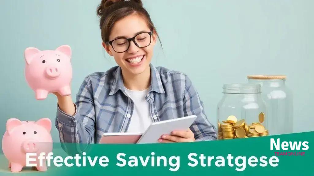 Strategies for saving effectively