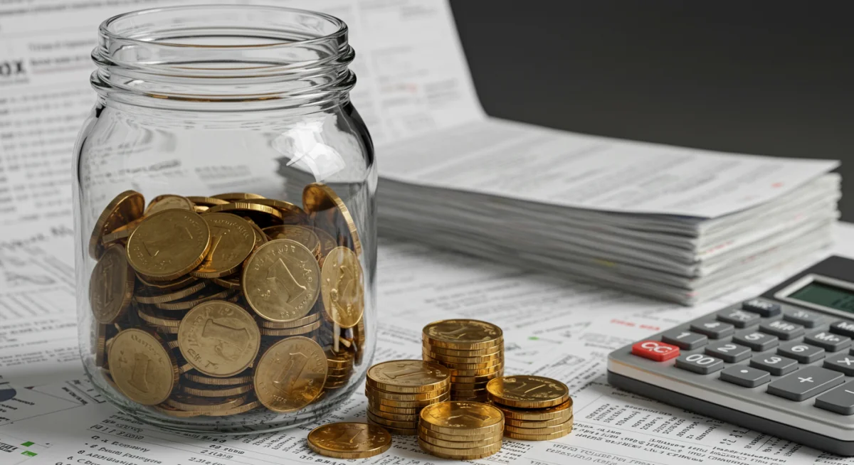 Savings jar growing with strategic tax adjustments