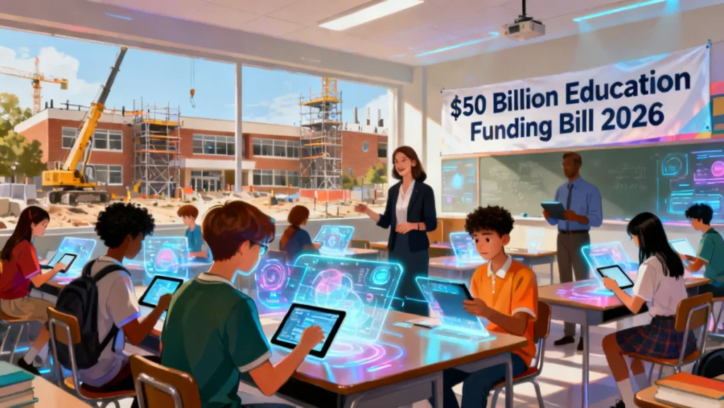 Education Funding Bill 2026: $50 Billion for School Improvements